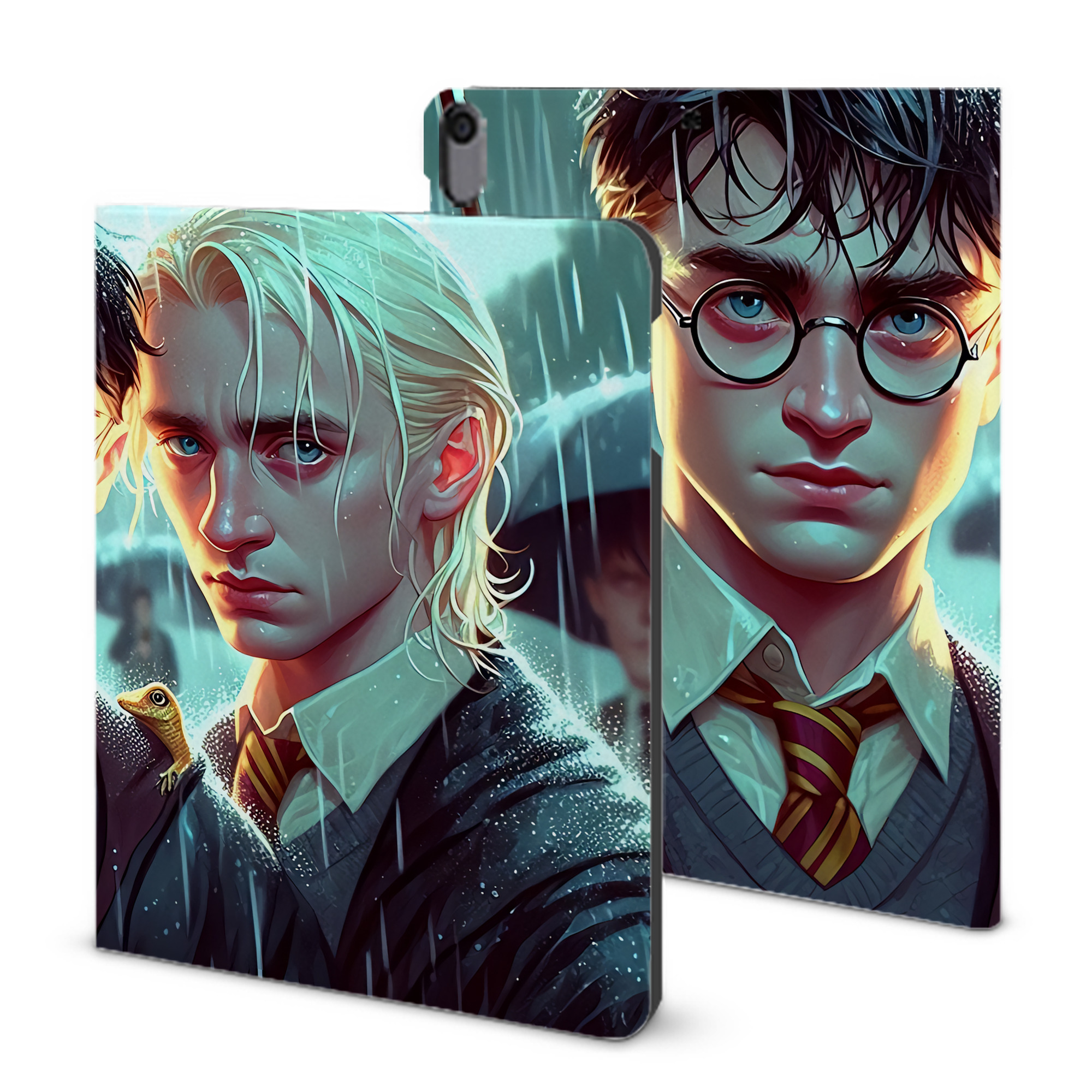 （画像用） Harry Potter ハリー・ポッターシリーズ IPad ケース ブック型 PUレザー TPU 耐衝撃 軽量 薄型 ペン収納なし 全面保護 IPad 各モデル対応